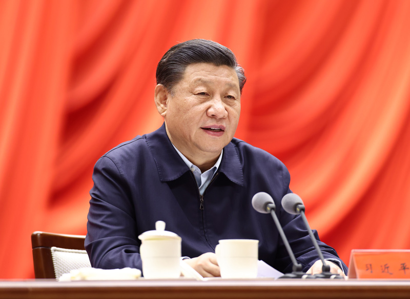 1月11日，省部级主要领导干部学习贯彻党的十九届五中全会精神专题研讨班在中央党校（国家行政体育投注）开班。中共中央总书记、国家主席、中央军委主席习近平在开班式上发表重要讲话。新华社记者 鞠鹏 摄